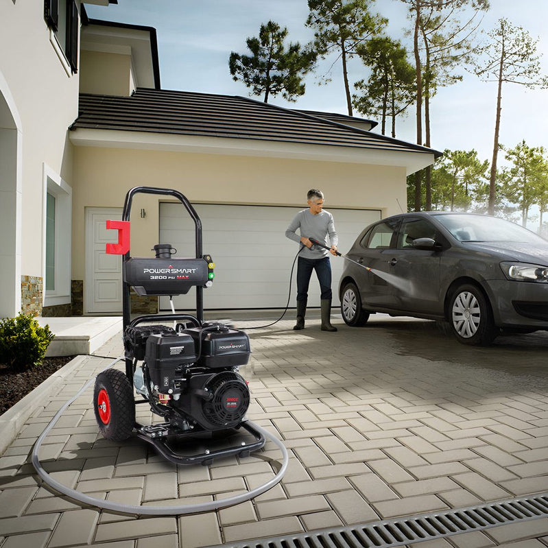 PowerSmart 3200PSI Gas Pressure Washer With 5 Nozzles And Soap Tank