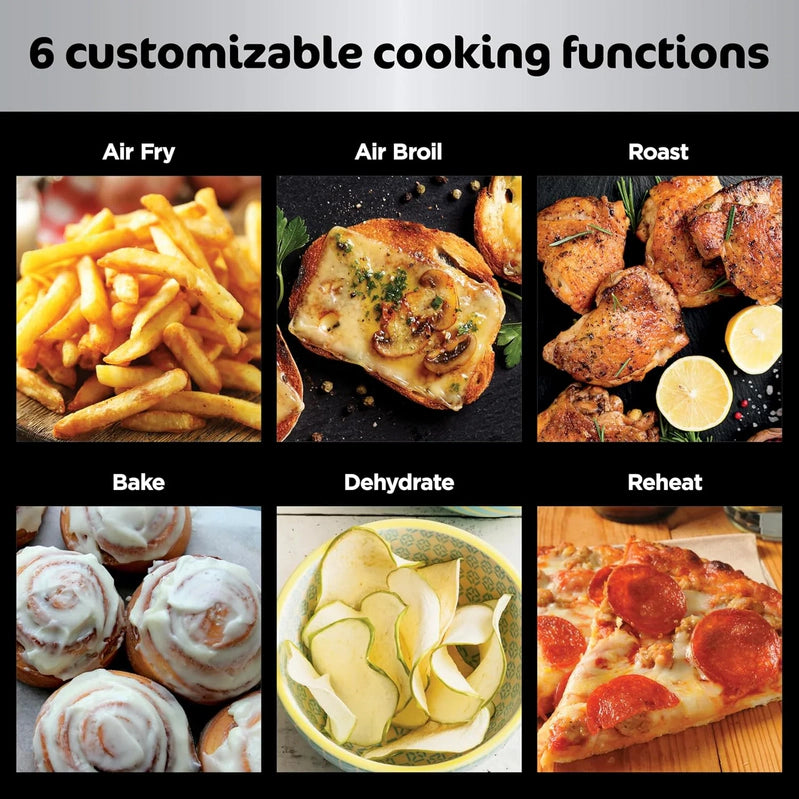 Ninja Foodi 10QT 6-in-1 DualZone Smart XL Air Fryer, 2 Independent 5QT Baskets, Smart Cook Thermometer, Match Cook, Smart Finish, Air Fry, DZ550