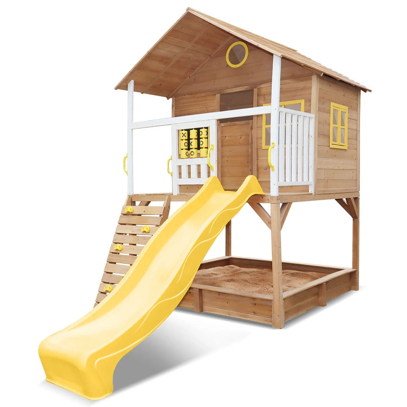 Lifespan Kids Warrigal Cubby House, Yellow Slide