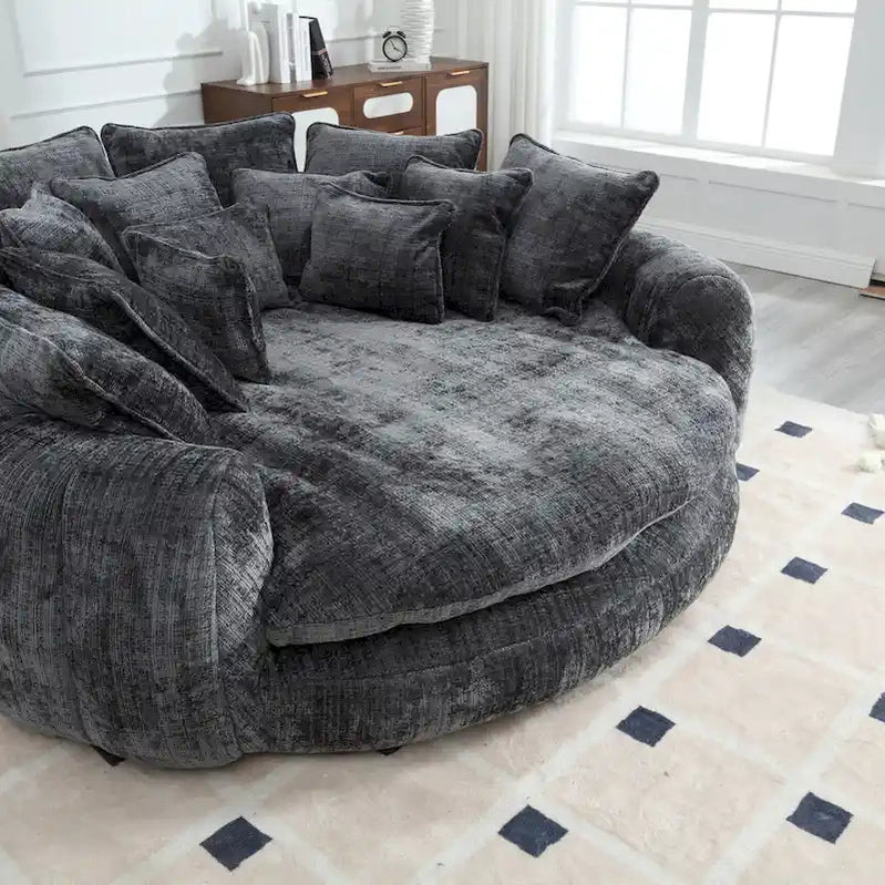 Comfortable Double Loaf Sofa Bed, Oversized Sofa Bed With Armrests