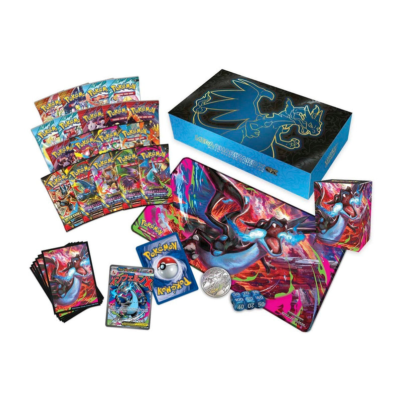 Pokmon Tcg, Mega Charizard x Ex Ultra-Premium Collection