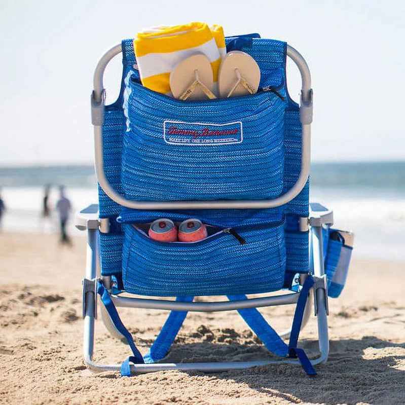 Tommy Bahama Backpack Beach Chairs-, 2 Pack Blue