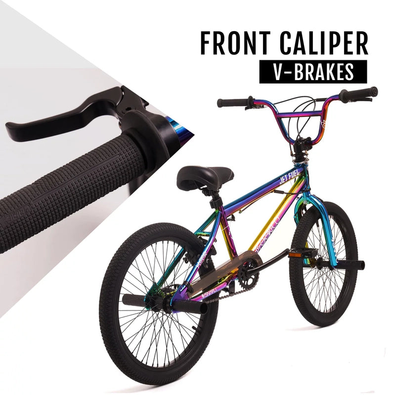 Hyper Bicycles 20 In. Jet Fuel BMX Bike For Kids, Recommended Ages 8 To 13 Years Old