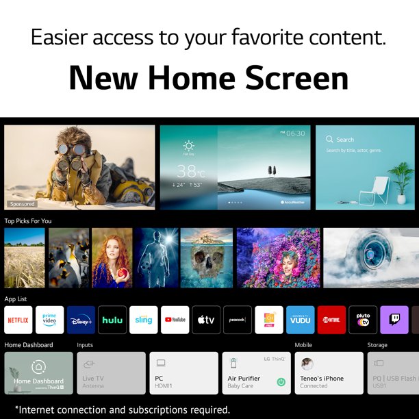 TCL 55 In. Class 4K Ultra HD 2160P Smart TV With HDR