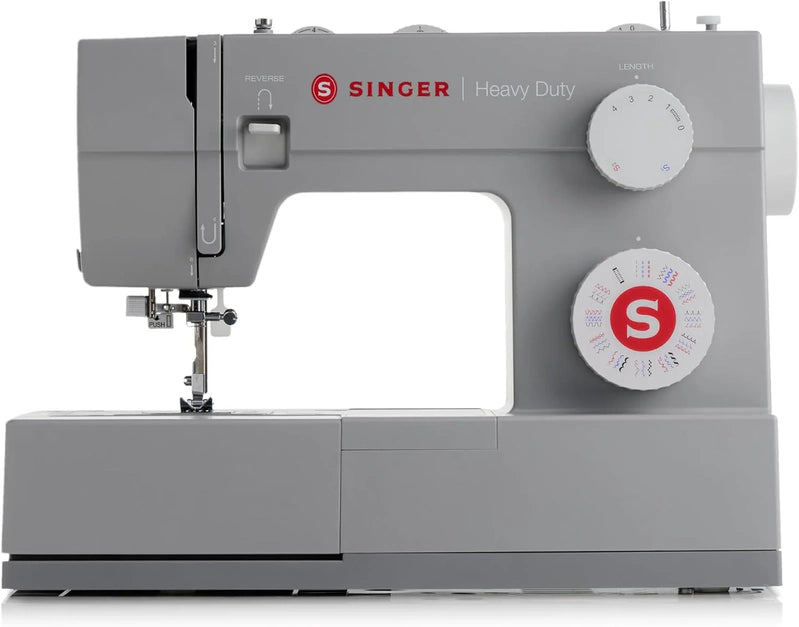 Singer Heavy Duty 4452 High Speed Sewing Machine With Accessory Kit, Strong Motor With Enhanced Piercing Power, 110 Stitch Applications