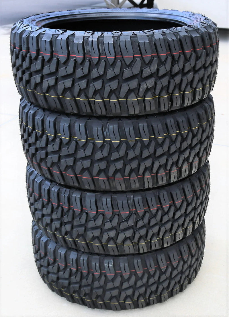Set Of 4, Four 275/65R20 126/123Q E, 10 Ply M/T Mud Tires