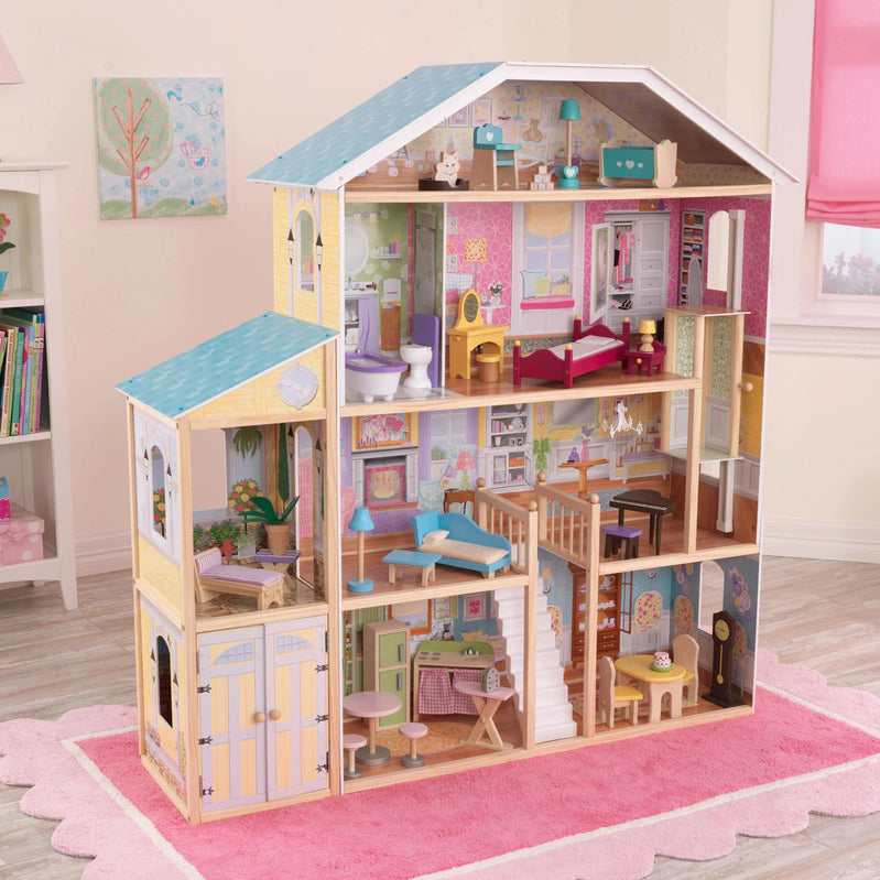 KidKraft Majestic Mansion Wooden Dollhouse With 34 Accessories