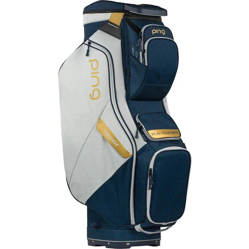 Ping Traverse Cart Bag, Black White