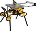 DEWALT 10 In. Table Saw, 32-1/2 In. Rip Capacity, 15 Amp Motor, With Rolling
