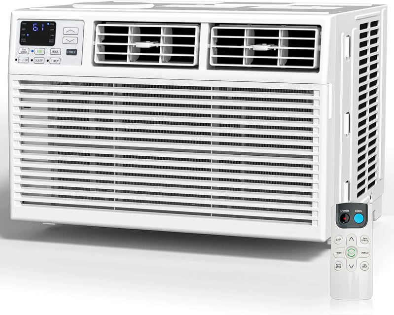 Antarctic Star 12,000 BTU U-Shaped Window Air Conditioner Unit Cools Up To 550 Sq. Ft. With 6 Modes 24H Timer, Ultra Quiet Window AC Units