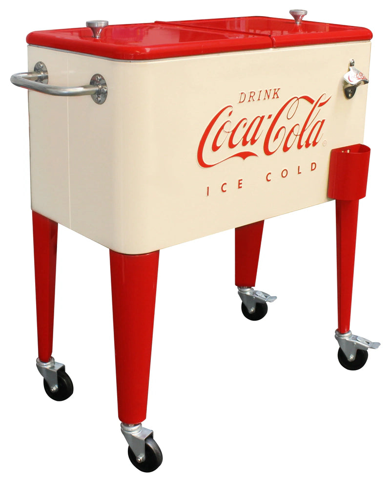 Leigh Country Licensed Coca-Cola Series Cp 98111 Metal 60 Qt. Outdoor Patio Cooler