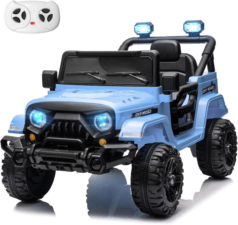 12V Kids Electric Ride On Truck Car Remote Control, Twin 35W Motors 3.5MPH Max Speed, Bluetooth USB Music Player