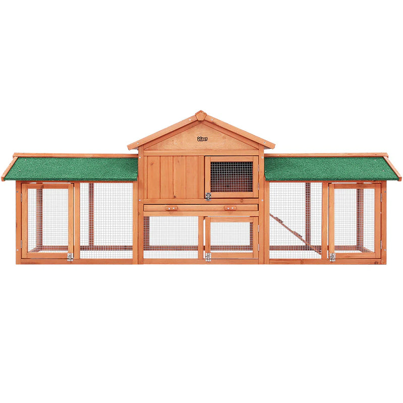 Large Wooden Pet Hutch, Waterproof, Eco-Friendly, i.Pet