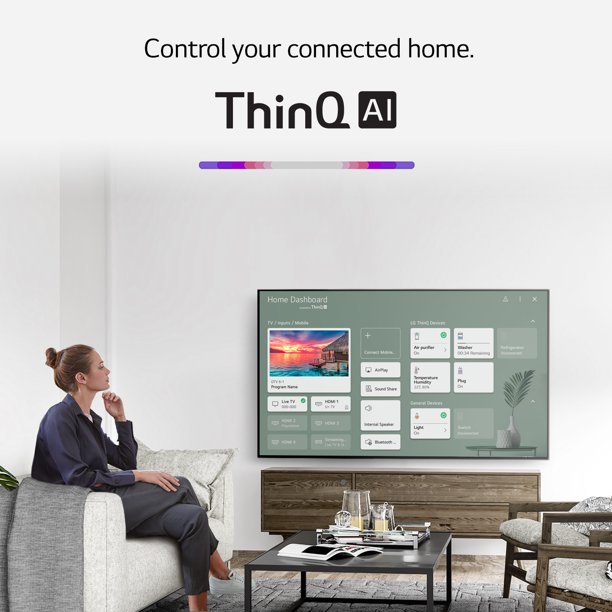 LG 55 In. Class 4K Ultra HD Smart NanoCell 75 Series TV With AI ThinQ