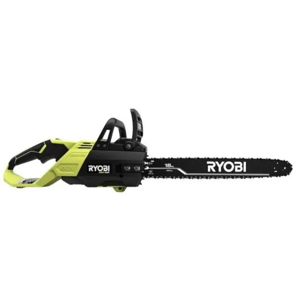 Ryobi 18 In. 40V Cordless Chainsaw Kit With Battery And Charger, Green