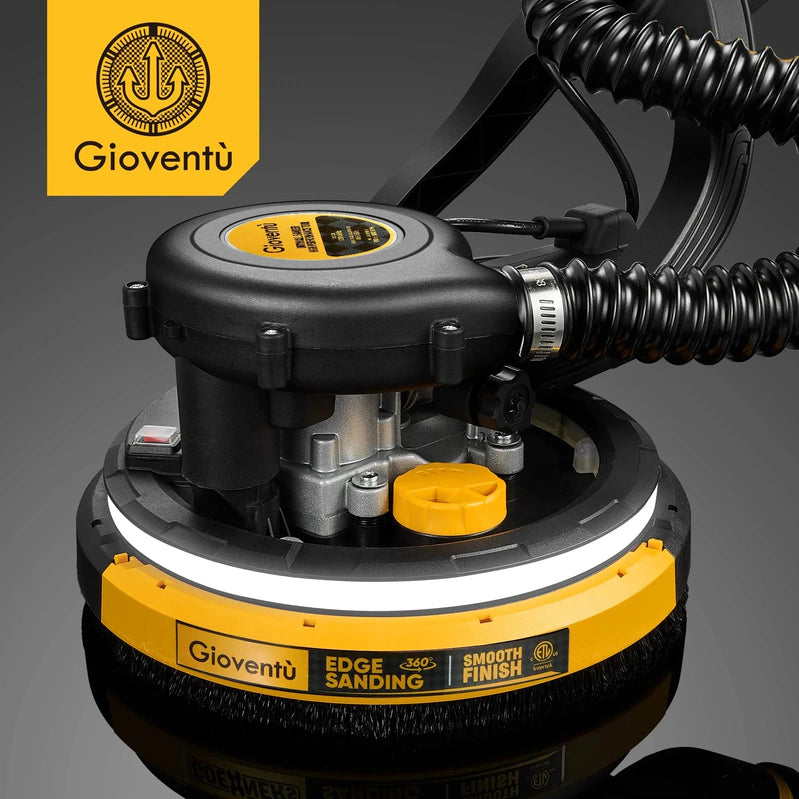 Giovent Electric Drywall Sander With Dust Extraction, Suitable For Popcorn Ceilings