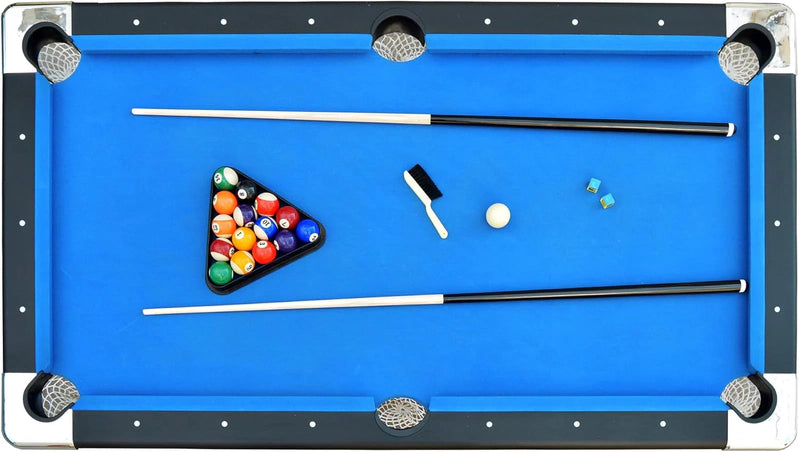 Hathaway Fairmont 6 Ft. Portable Pool Table, Adults Folding Billiards Tables For Game Room With Easy Foldable Storage