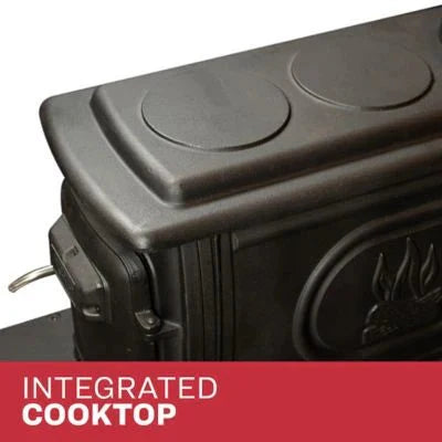 900 Square Feet EPA-exempt Cast Iron Stove