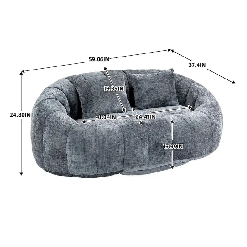 Adult Bean Bag Chair, Multi-Color Lazy Sofa