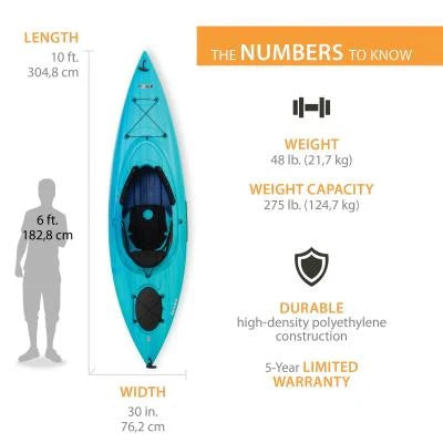 Lifetime Guster 100 Sit-In Kayak, 2-Pack 457