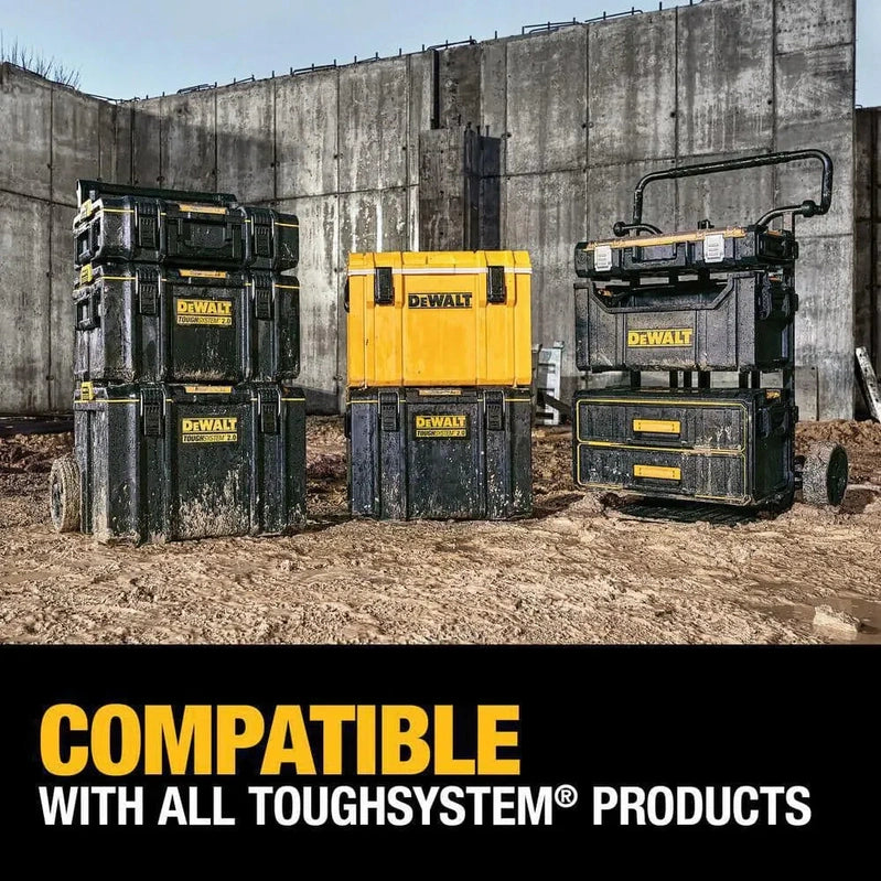 Toughsystem 2.0 24 In. Tower Tool Box System, 3 Piece Set DWST60437