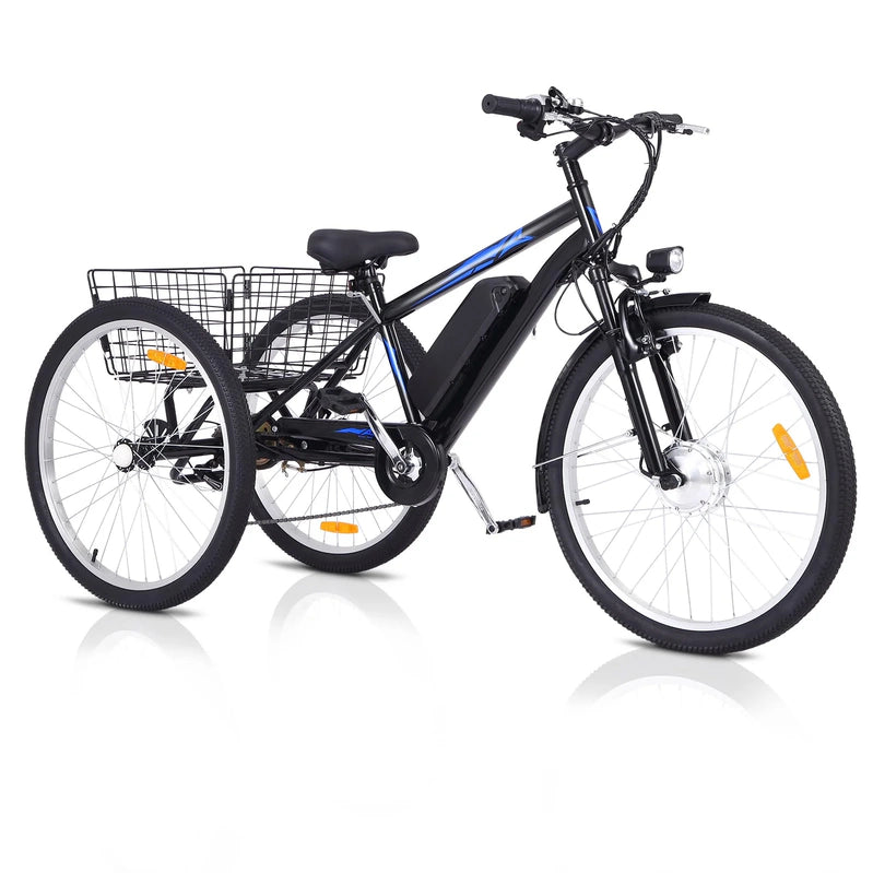 Garvee 3 Wheel Electric Bicycle For Men Women, 350W Motor Electric Tricycle For Adults