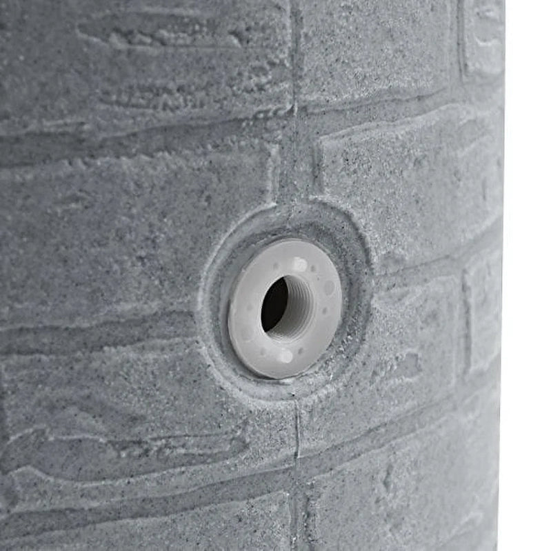 Good Ideas IMP-D50-DAR Impressions Downton Rain Saver Rain Barrel, 50 Gallon, Dark Granite