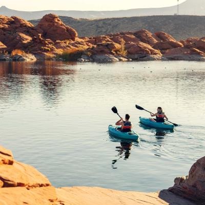 Lifetime Guster 100 Sit-In Kayak, 2-Pack 457