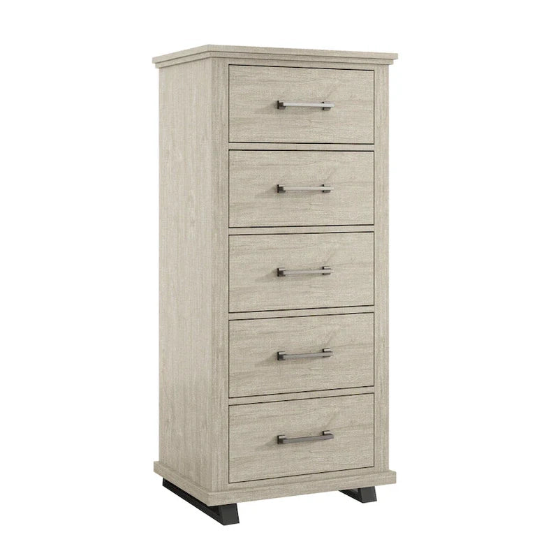 Farmhouse 4-Piece Bedroom Set, 2 Nightstand, 1 Chest And 1 Dresser