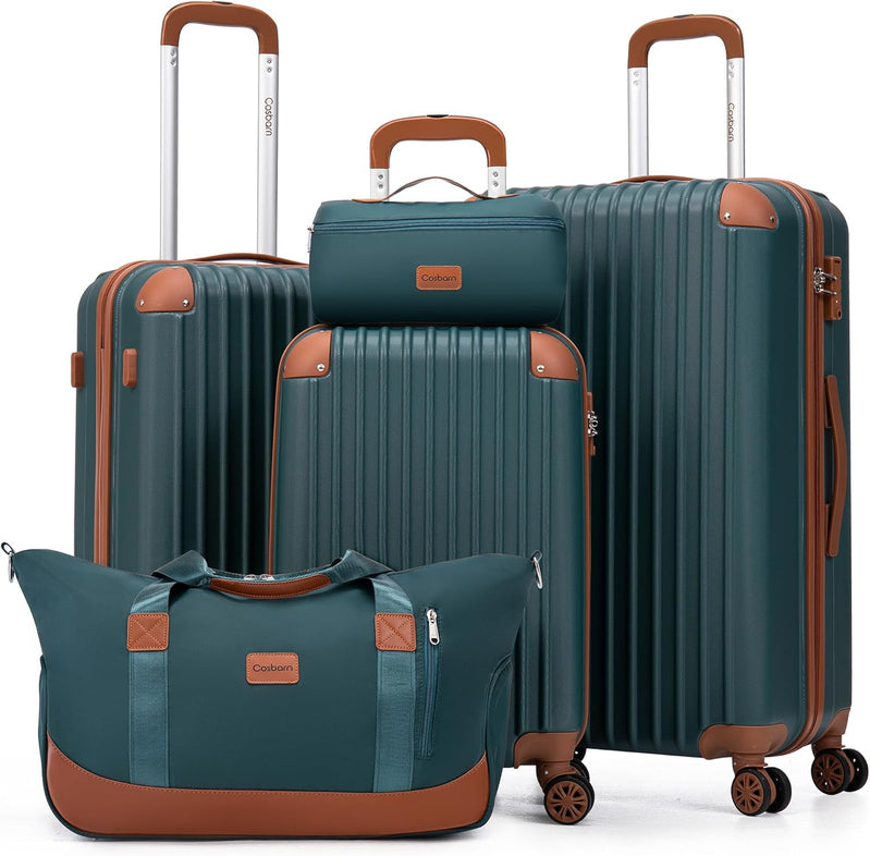 Luggage Sets 5 Piece Suitcases With Wheels Suitcase Set ABS Hard Case Luggage