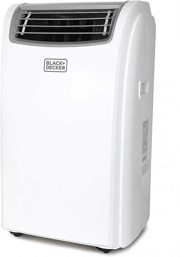Black Plus Decker 14,000 BTU Portable Air Conditioner With Heat And Remote Control, White