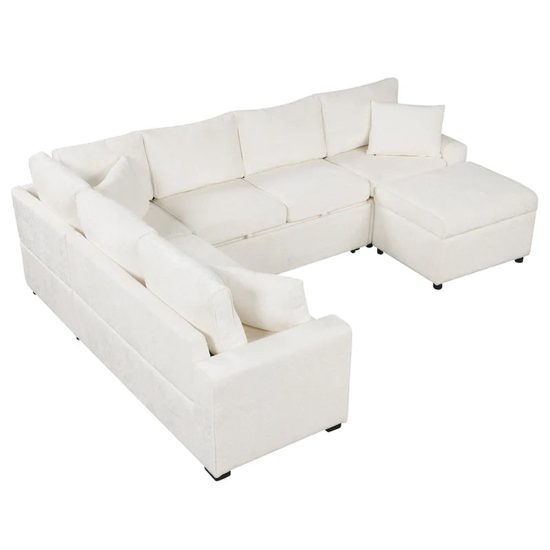 Sectional Sofa Pull-Out Sofa Bed Sleeper