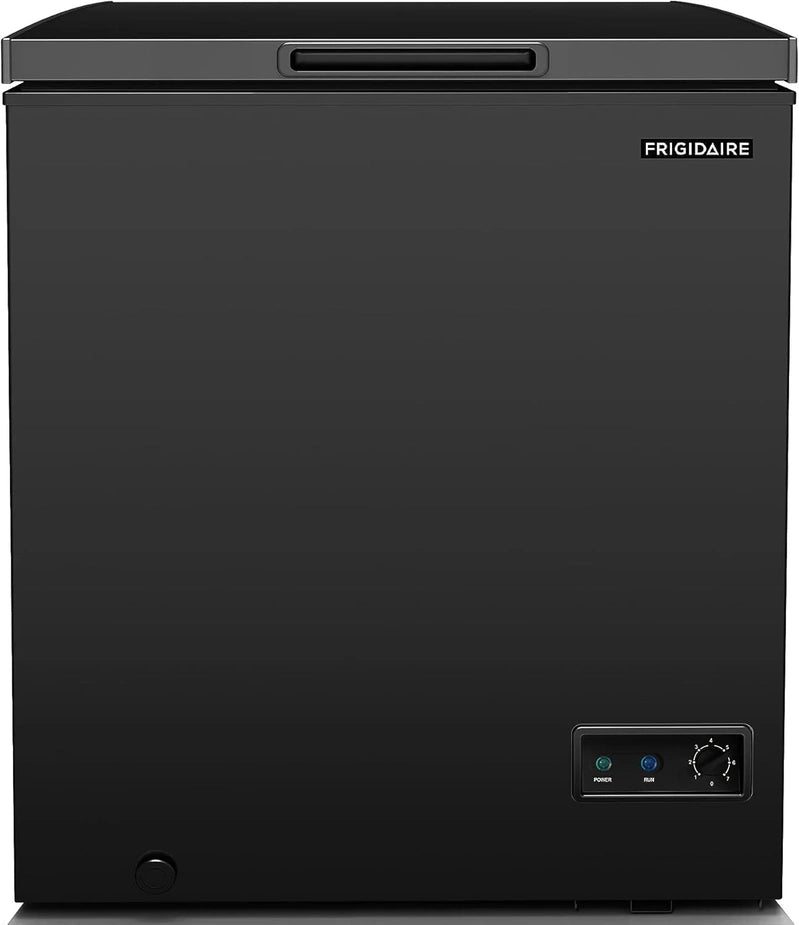 Frigidaire EFRF5003-BLACK Chest Deep Freezer-Garage-Ready, 5.0 Cu