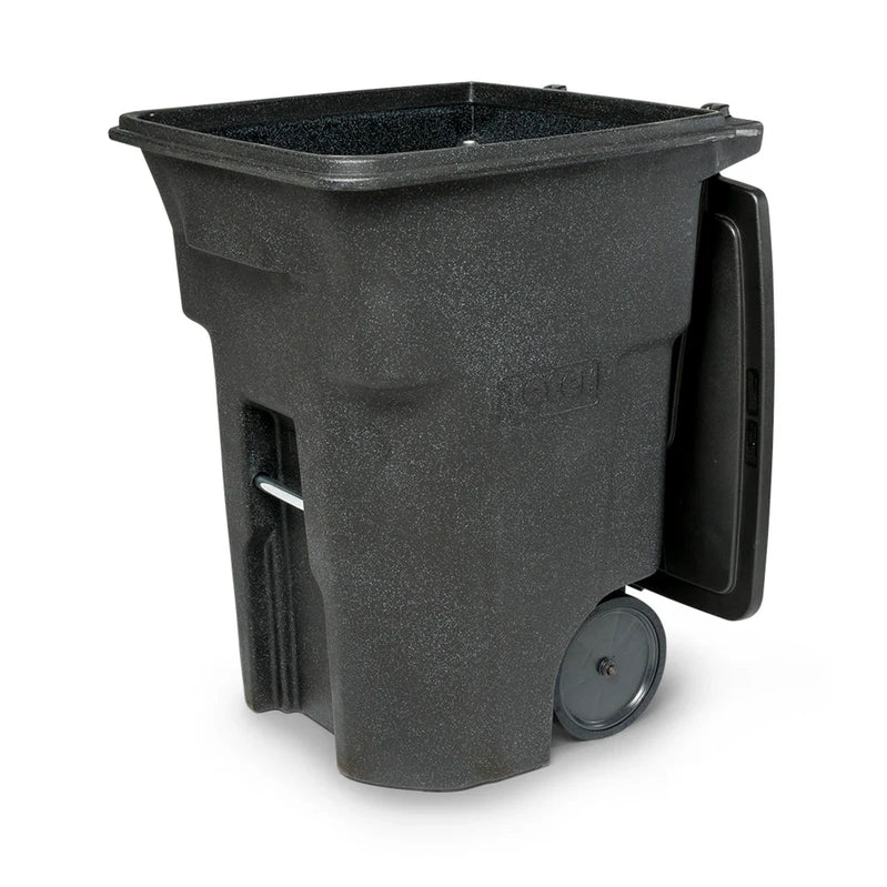 Toter 96 Gallon Trash Can With Smooth Wheels And Lid