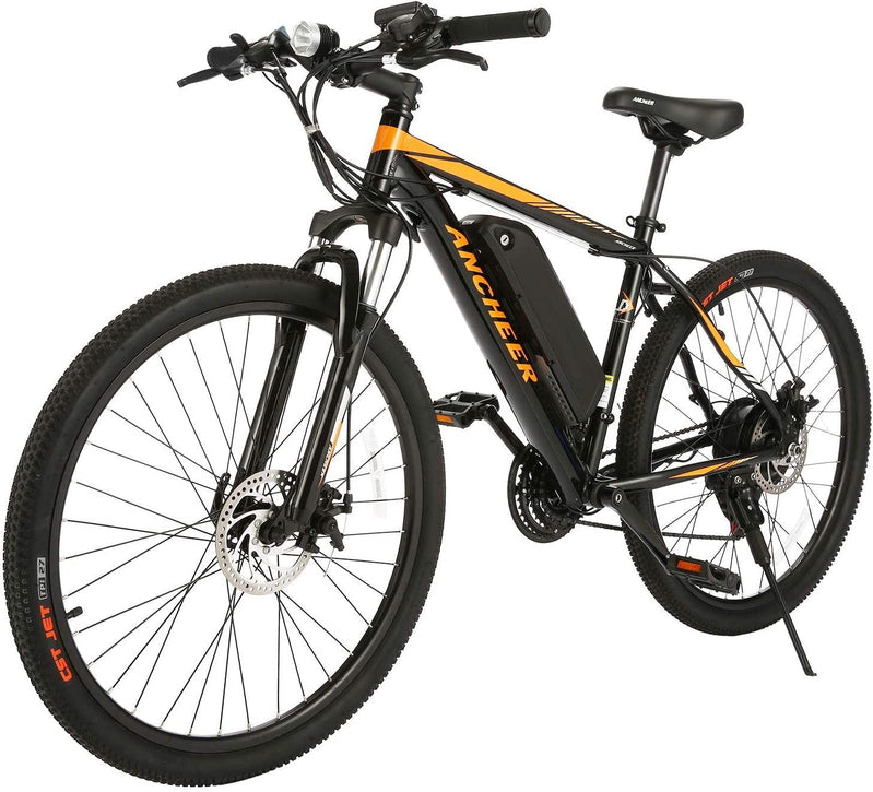 Ancheer Electric Bike Electric Mountain Bike 350W Ebike 26 Electric Bicycle, 20MPH Adults Ebike With Removable 7.8/10.4Ah Battery