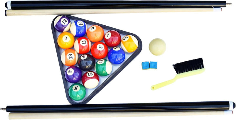 Hathaway Fairmont 6 Ft. Portable Pool Table, Adults Folding Billiards Tables For Game Room With Easy Foldable Storage