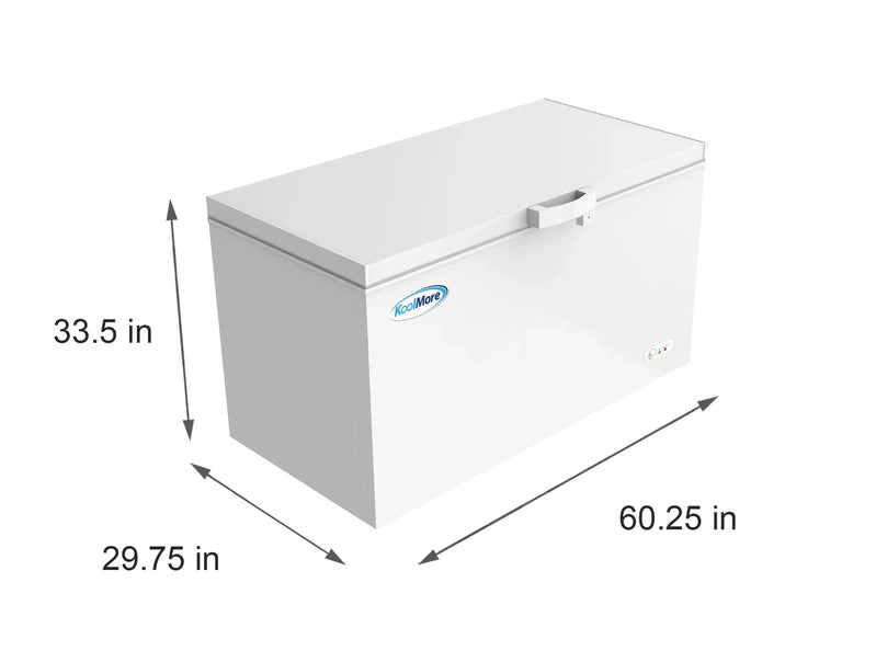 KoolMore 60 In. Commercial Chest Freezer 16 Cu. Ft