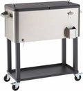 Trinity Stainless Steel Cooler With Cover, 100 Quart
