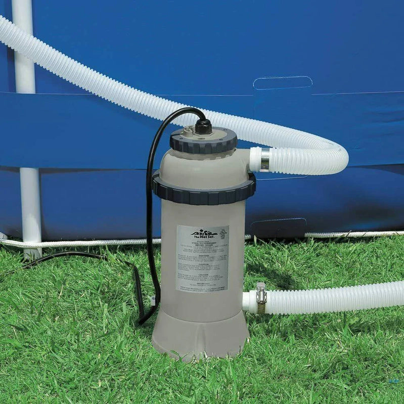 Intex 28684 Electric Pool Heater, 3000W, For Above Ground Pools Up To 179 7/8 In., Auto Shut-Off