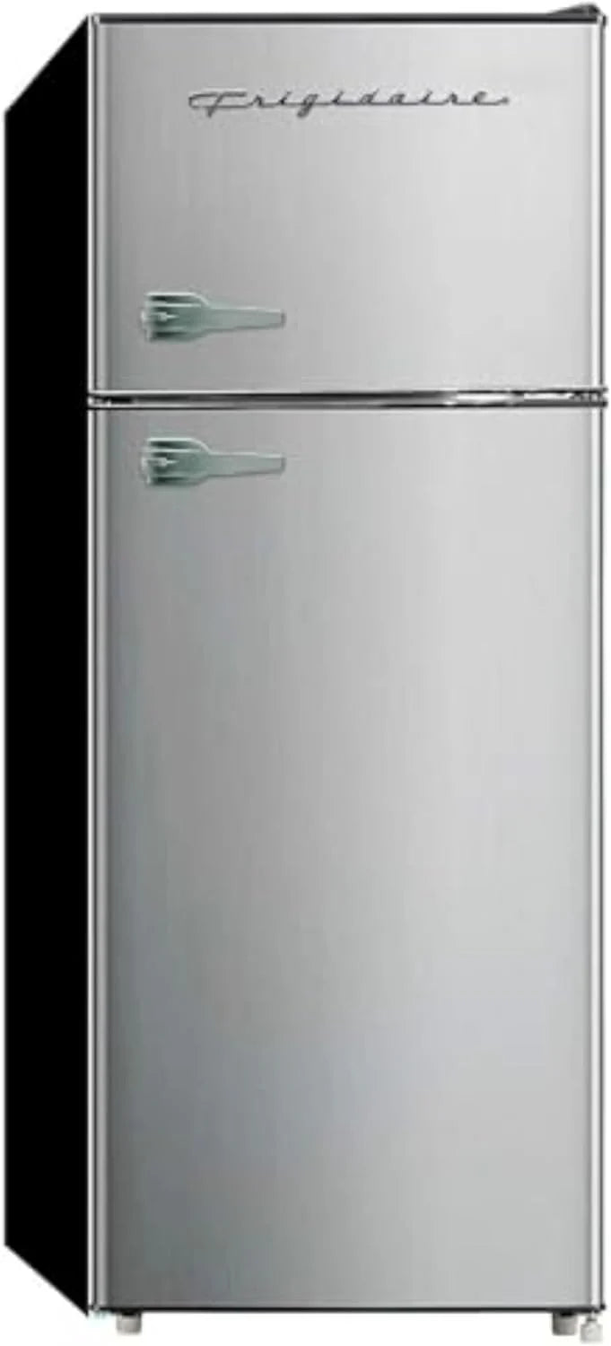 Frigidaire 2 Door Apartment Size Refrigerator Freezer Combo 7.5 Cu. Ft. Platinum Series Stainless