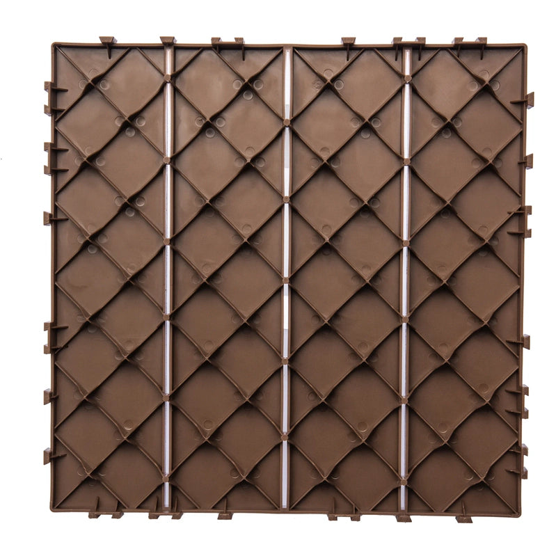 76-Pack Plastic Interlocking Deck Tiles, 68.80 Sq. Ft. Outdoor Plastic Flooring Super Durable And Waterproof All-Weather Indoor/Outdoor