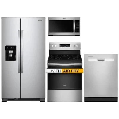 36-inch Wide Side-by-Side Refrigerator C 24 Cu. Ft. Stainless Steel
