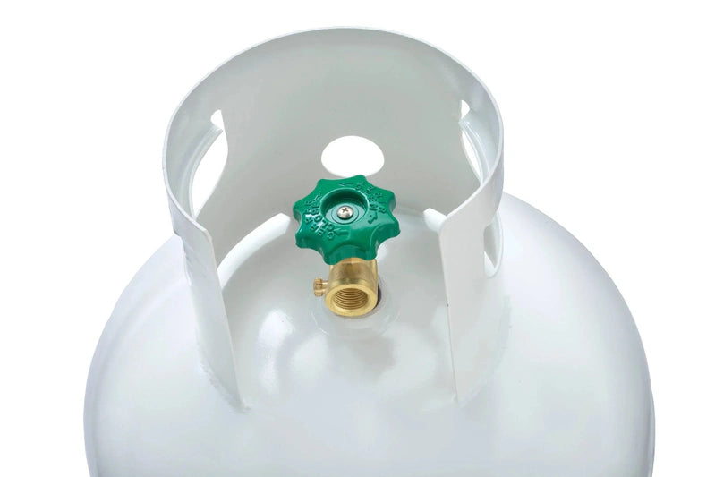 100 Lb Steel Propane Cylinder POL Valve, Ships Empty