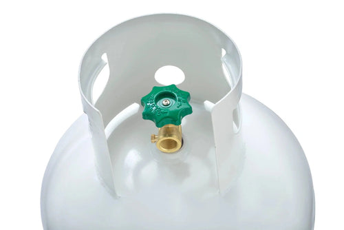 100 Lb Steel Propane Cylinder POL Valve, Ships Empty
