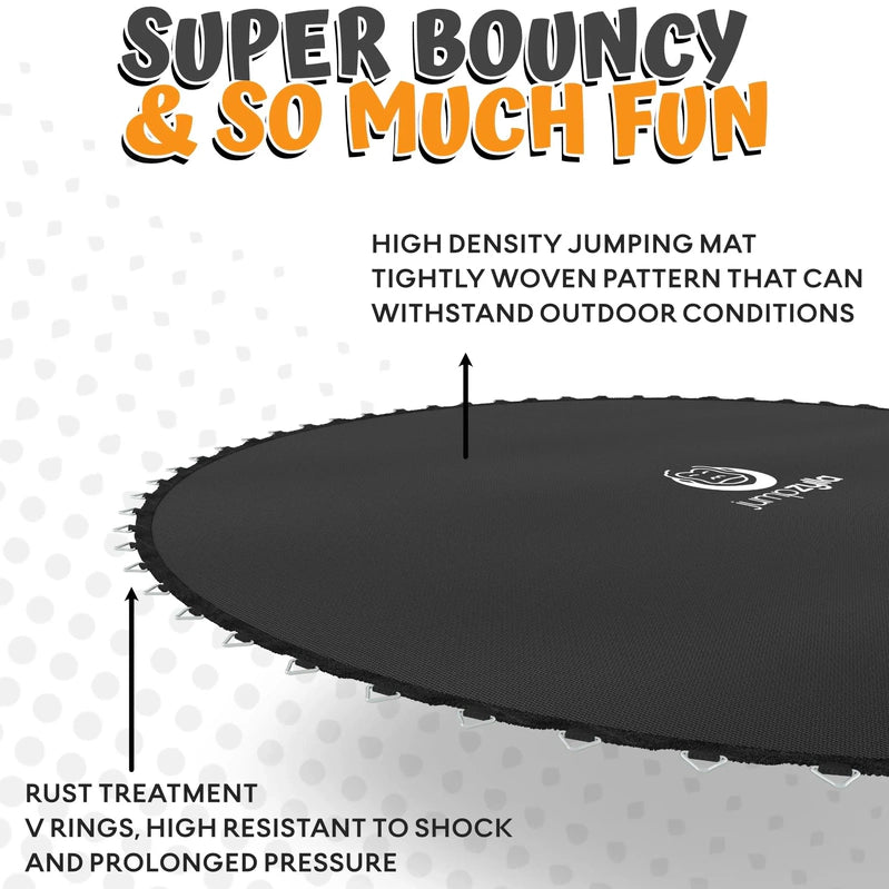 Jumpzylla 8 Ft. Trampoline Outdoor With Enclosure For Kids