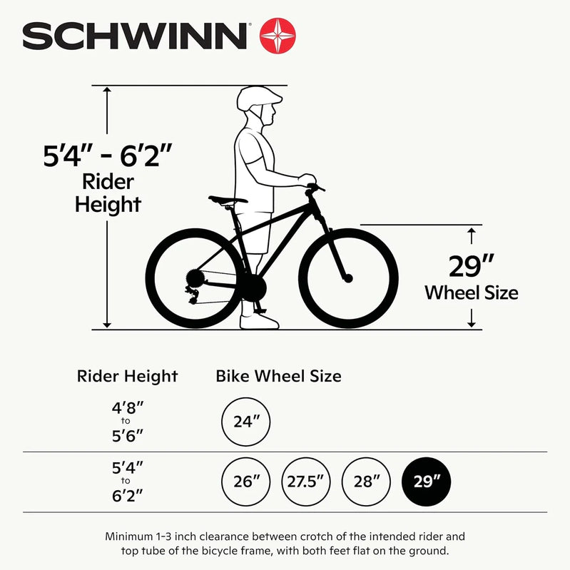 Schwinn Traxion Mountain Bike For Adult Men Women, 29-Inch Wheels, Full Suspension