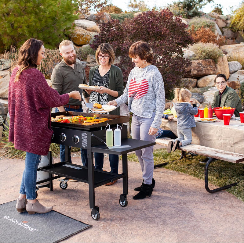 36 In. Gas Griddle Cooking Station 4 Burner Flat Top Gas Grill Propane Fueled Restaurant Grade Professional Outdoor Griddle Station, 1554