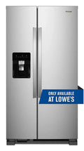 36-inch Wide Side-by-Side Refrigerator C 24 Cu. Ft. Stainless Steel