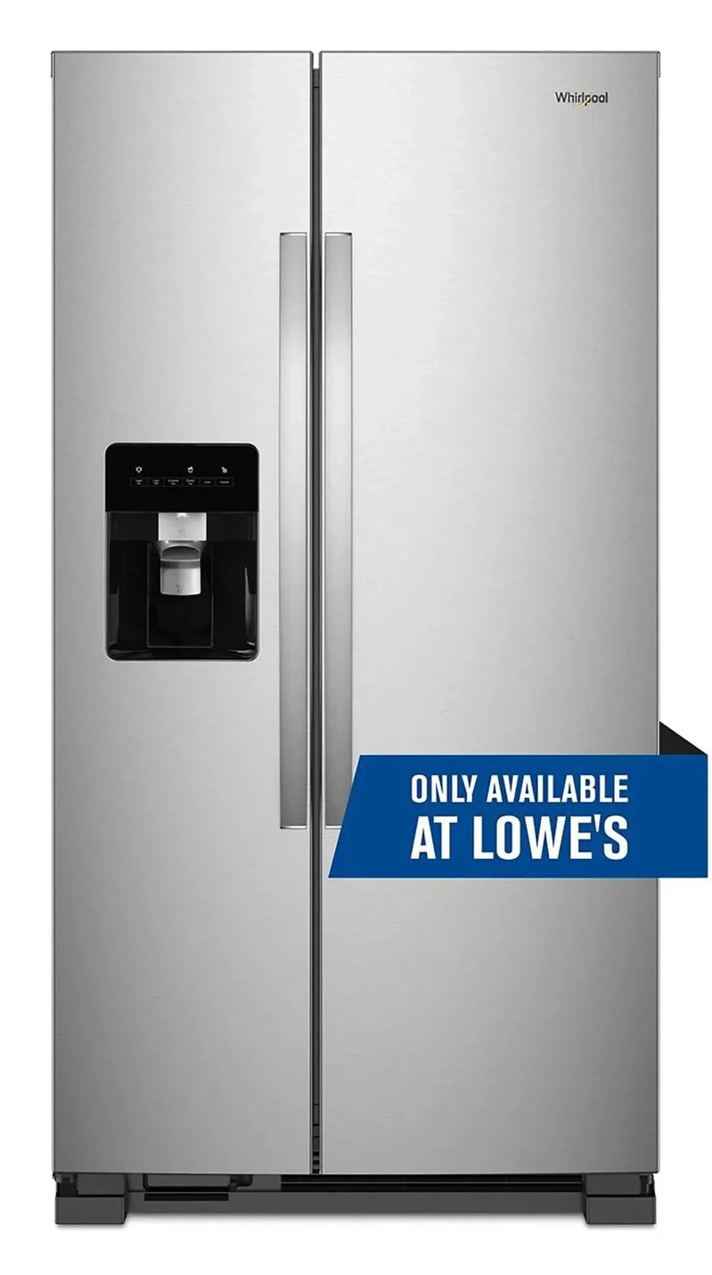 36-inch Wide Side-by-Side Refrigerator C 24 Cu. Ft. Stainless Steel