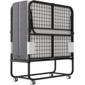 Folding Bed With Mattress 75 In. x 31 In. Cot Size Folded Bed